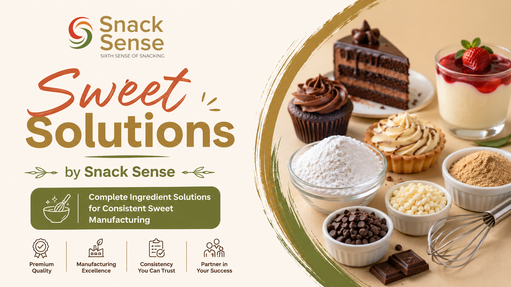 Snack Sense Sweet Solutions for consistent and efficient sweet manufacturing